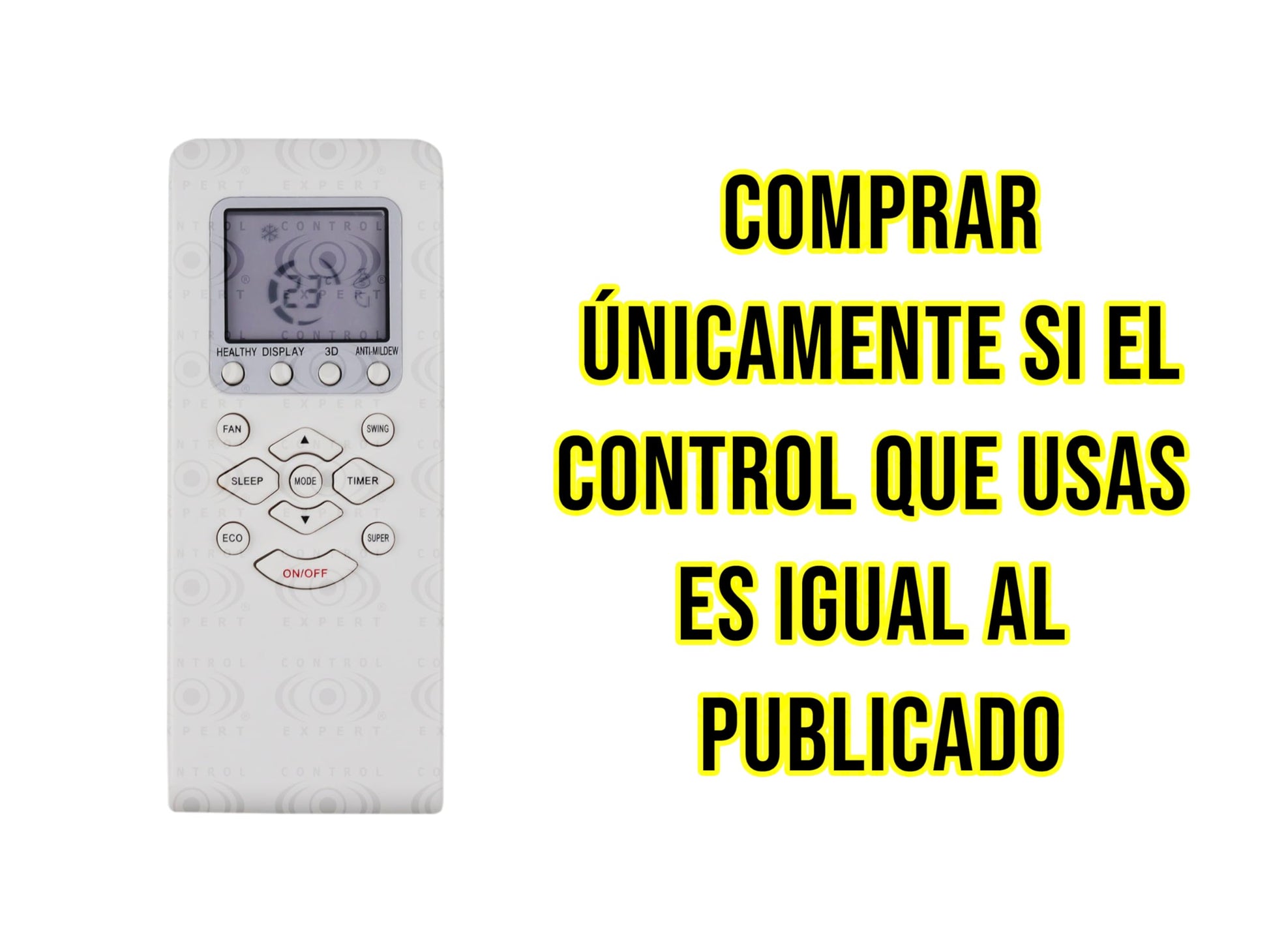 CONTROL EXPERT Control Compatible con Prime Mirage 900 Xeries TCL Cool Comfort Aire Acondicionado Minisplit