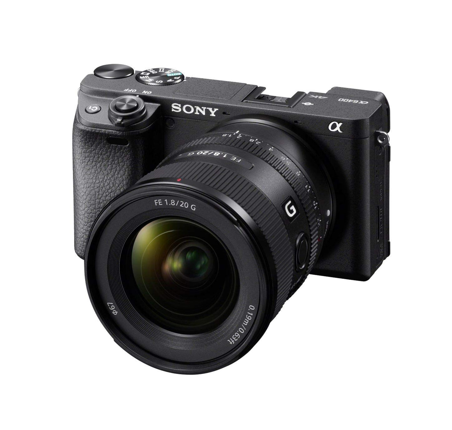Sony FE 20mm F1.8 G Lente G de Gran Apertura de Marco Completo, Modelo SEL20F18G, Negro