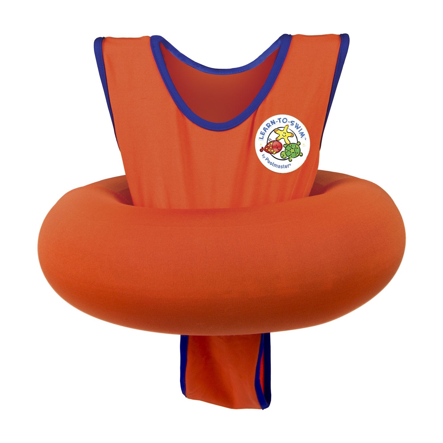 Chaleco de Aprendizaje Poolmaster Naranja con Entrenador de Tubo Ajustable para Niños de 3 a 6 Años