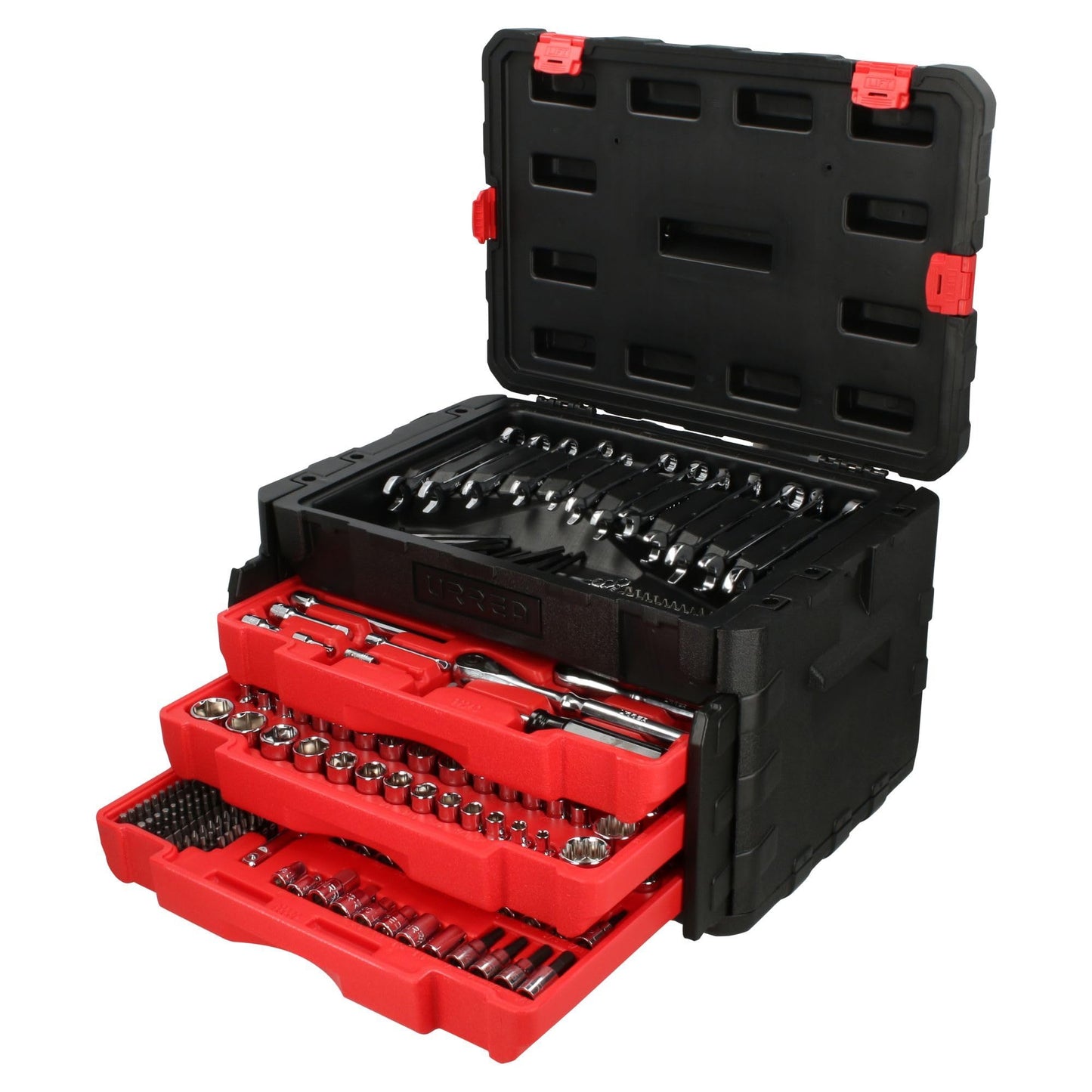 Juego de Dados y Accesorios Urrea 450 Piezas Estuche Plástico