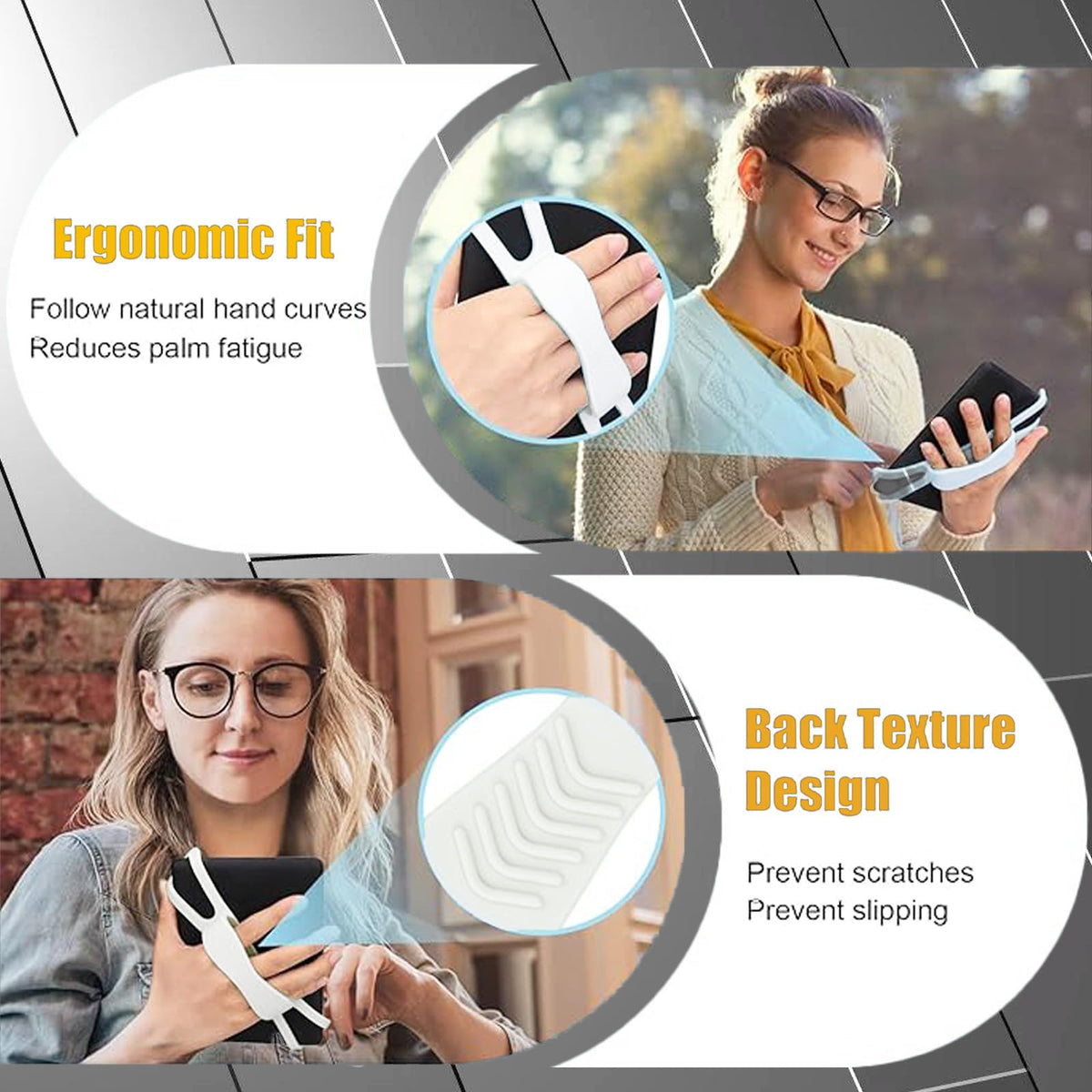 Soporte Universal YVOO Rojo con Agarre Elástico para Teléfono y Tablet