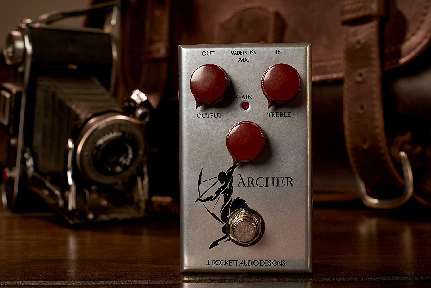 Pedal de Efectos Overdrive y Boost J. Rockett Audio Designs Tour Series para Guitarra