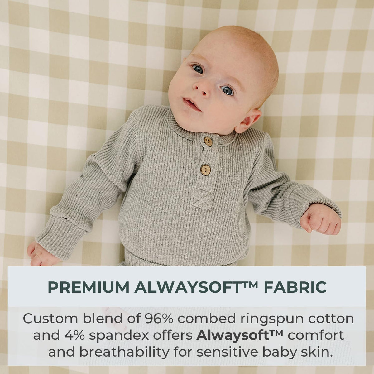 Pobibaby - Paquete de 2 fundas para cambiadores de alta calidad para niños, fundas para cambiadores de pañales de algodón ultra suaves y transpirables, sábanas neutras para cambio de guardería para