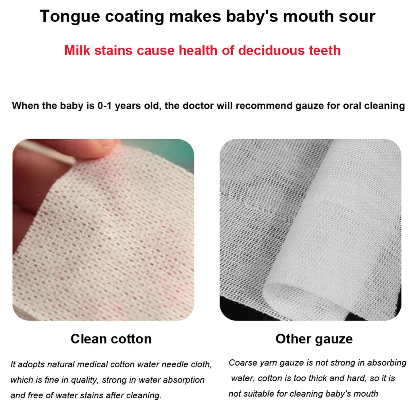 Cepillo de Dientes Serlife Suave Gasa para Bebés