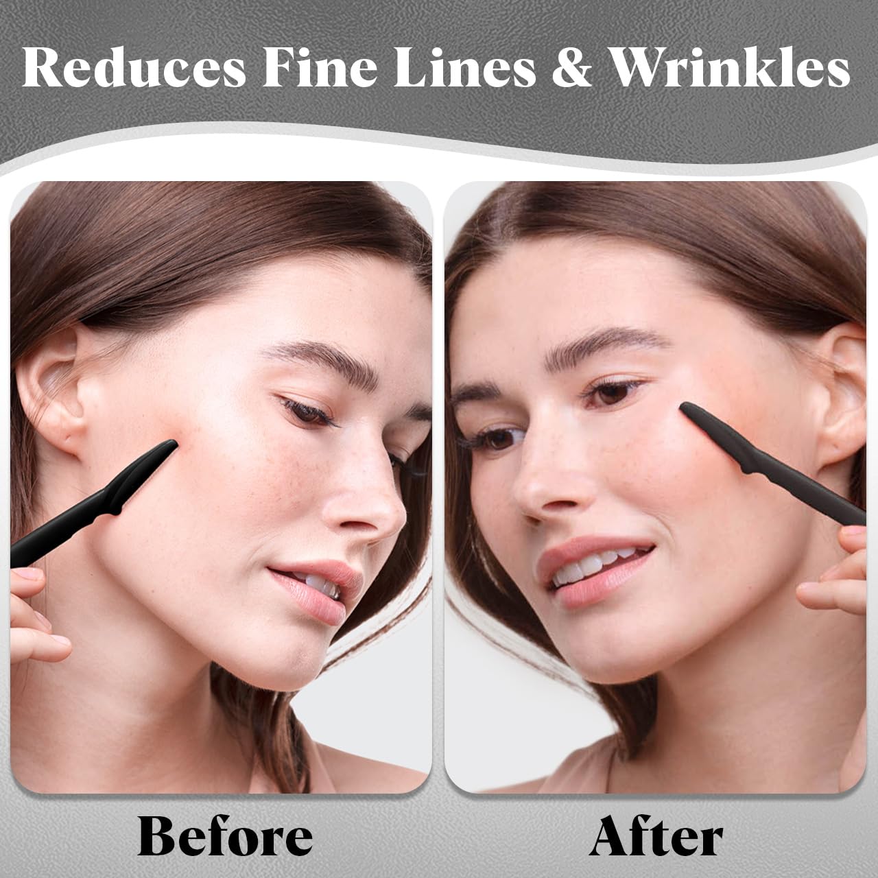 Kitsch Pro Dermaplaning, juego de herramientas de depilación facial para mujeres, maquinilla de afeitar de cejas y maquinilla de afeitar facial para mujeres, paquete de 12 (Negro)