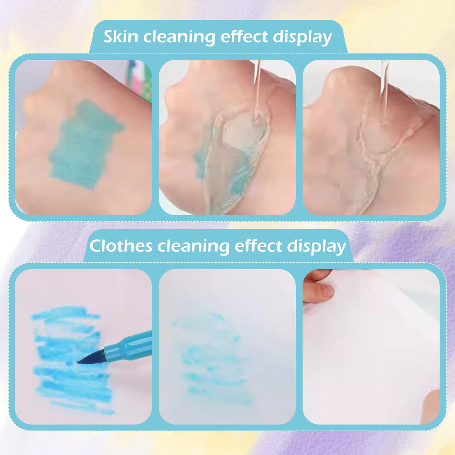 GeeRic 36 rotuladores artísticos,de 0.4mm/3mm Pinceles Acuarela de Pintura para Acuarela Puntas Caligrafía Arts Marcadores Surtidos Pequeño Grande de Agua Soluble Lápices Pinceles para Acuarela