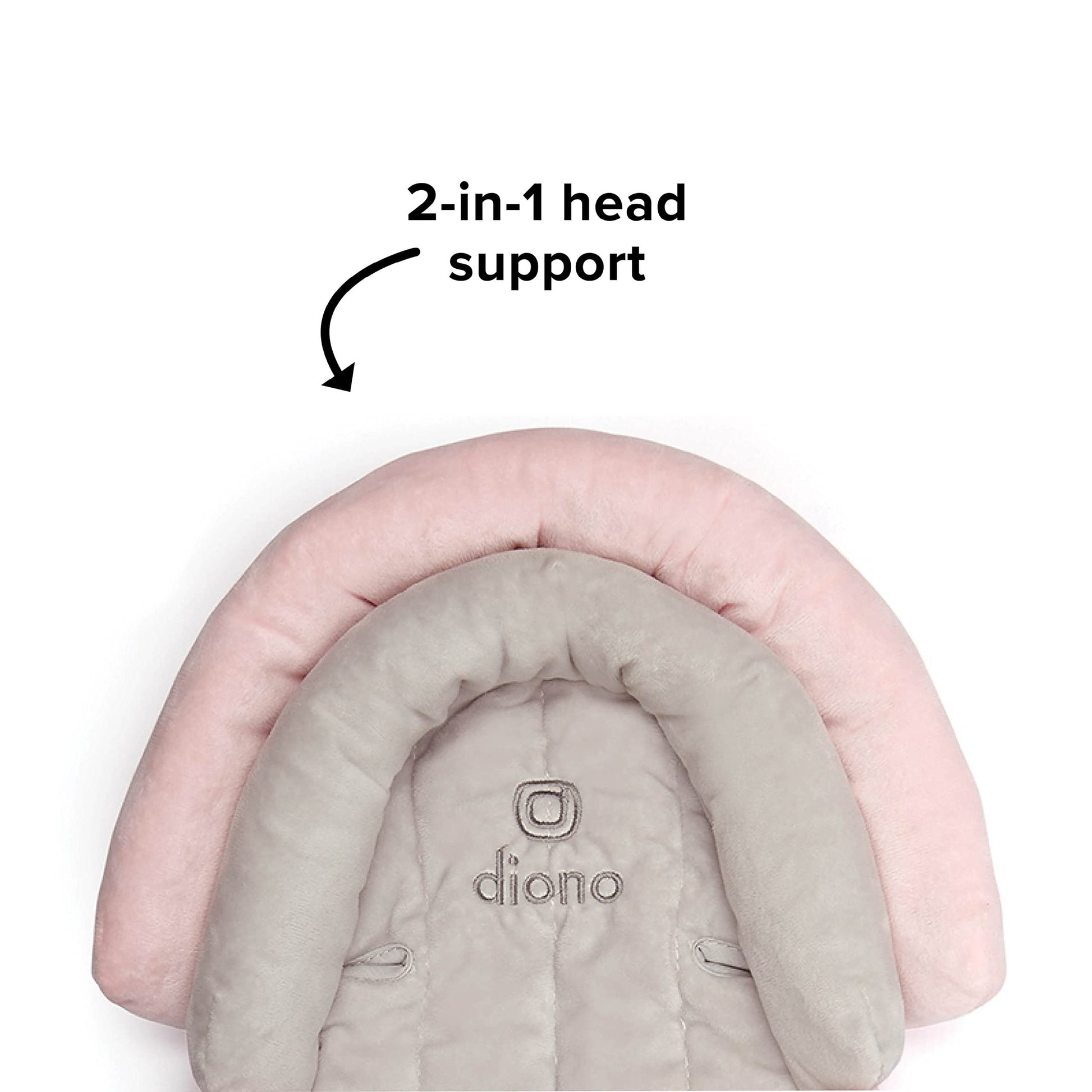 Diono Cuddle Soft Funda de protección Negro, Gris/rosado, Gray/Pink