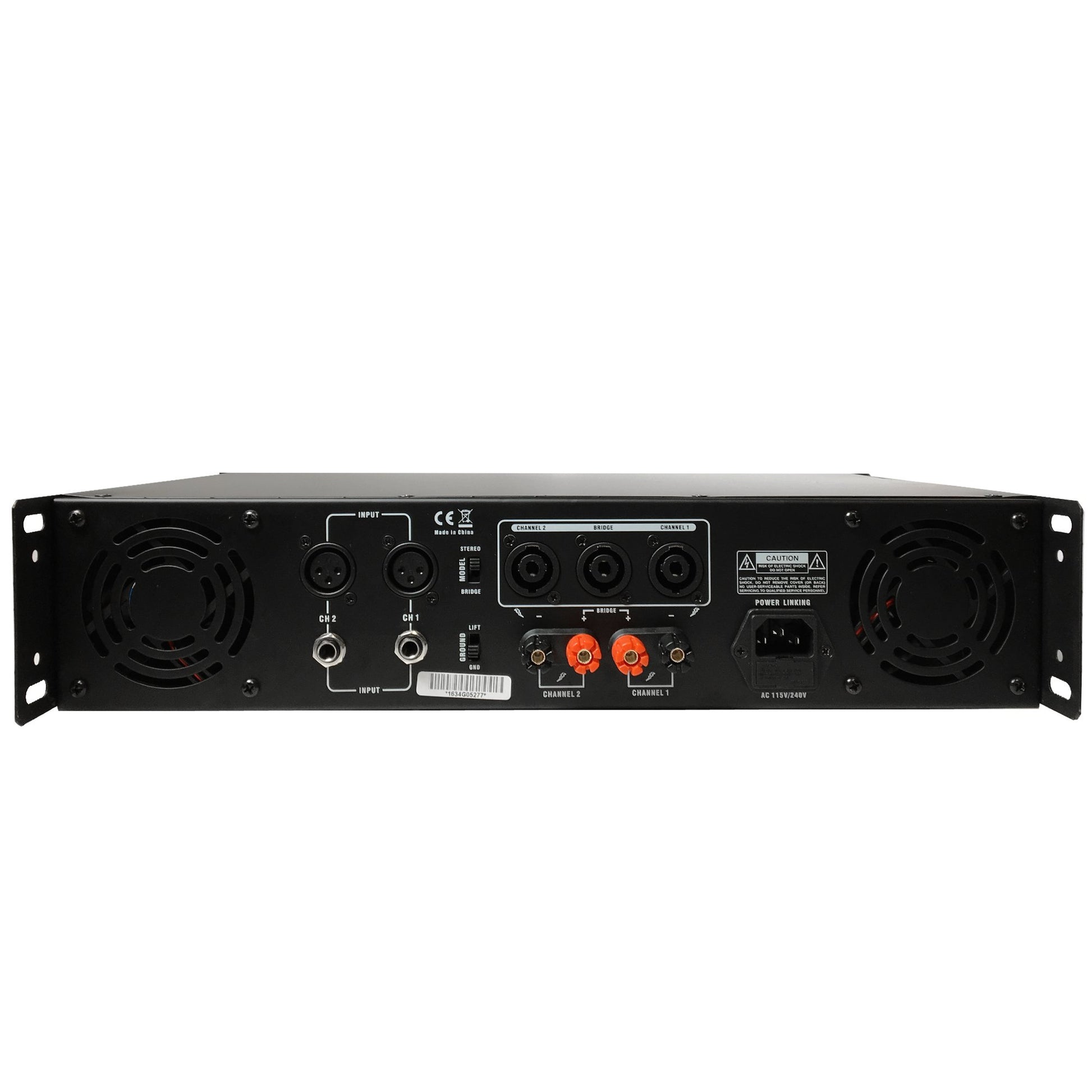 Gemini GPA-3500 Amplificador de potencia profesional para DJ de 3000 W