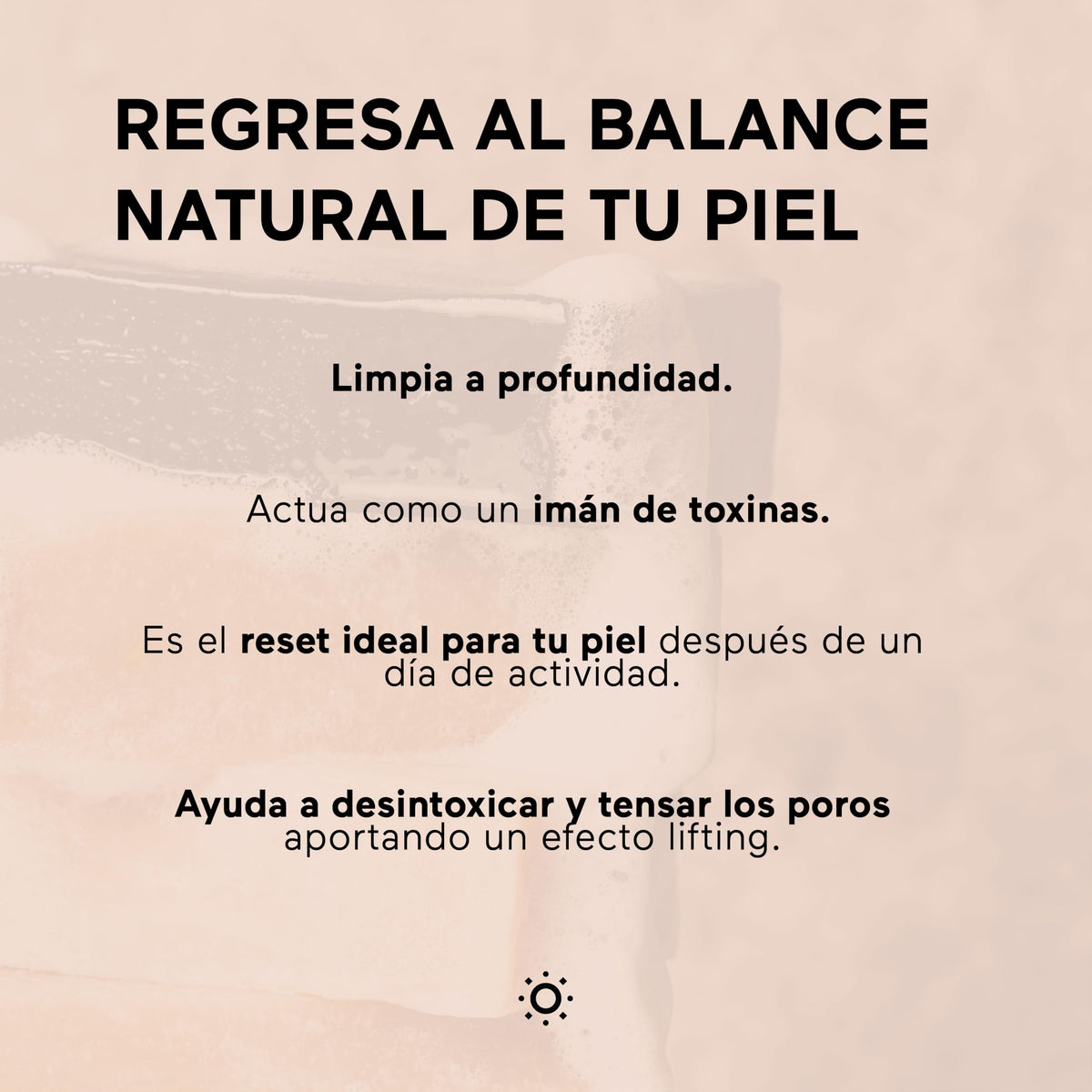 AHAL Jabón Facial con Carbón Activado Piel Grasa y Mixta Vegano 80 g