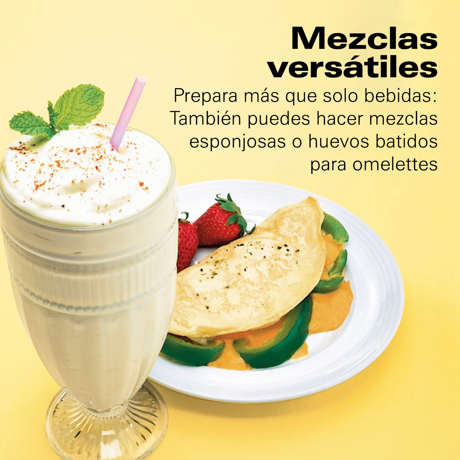 Hamilton Beach Fuente De Sodas De 2 Velocidades/Batidora Para Esquimos Y Licuados/Chocomilera, Estilo Profesional, Acero Inoxidable (730C-Mx)