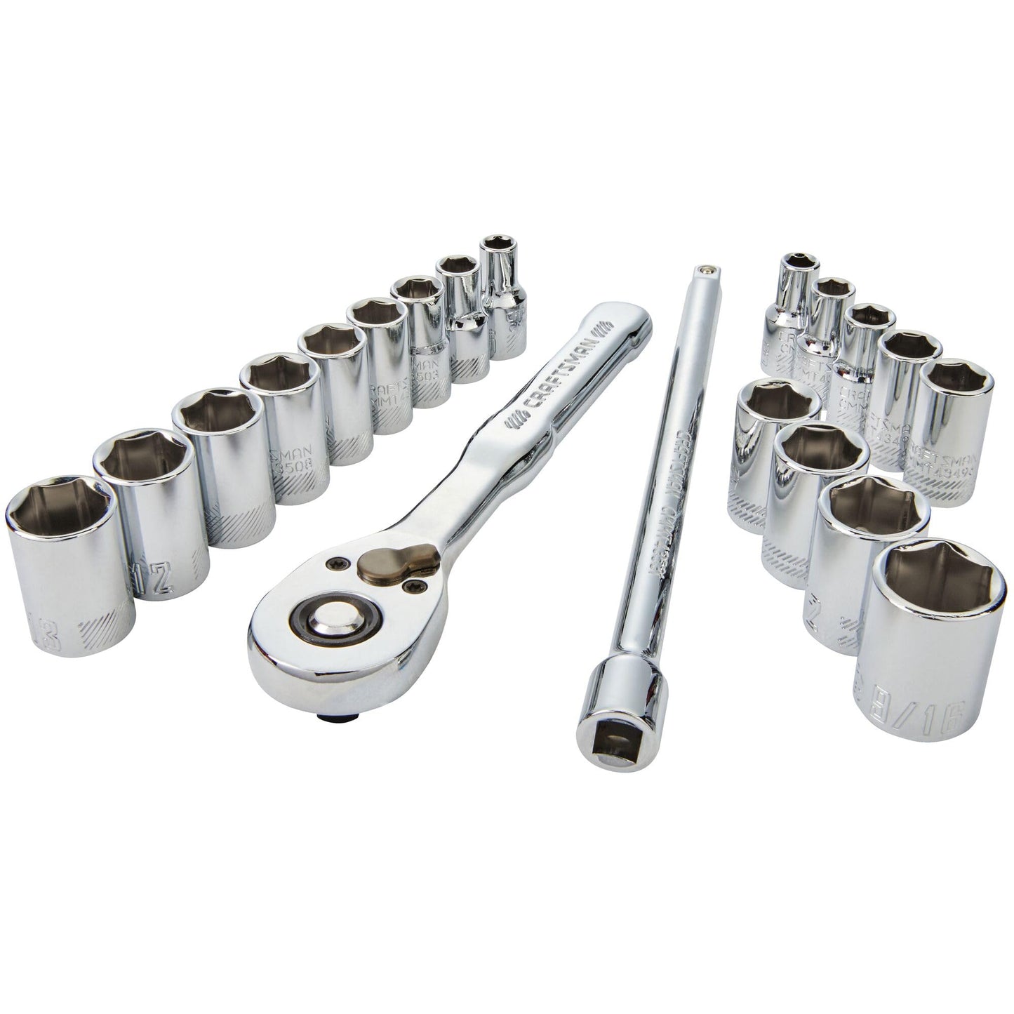 CRAFTSMAN - Juego de herramientas mecánicas de 1/4 pulgadas, 20 piezas (CMMT12108)