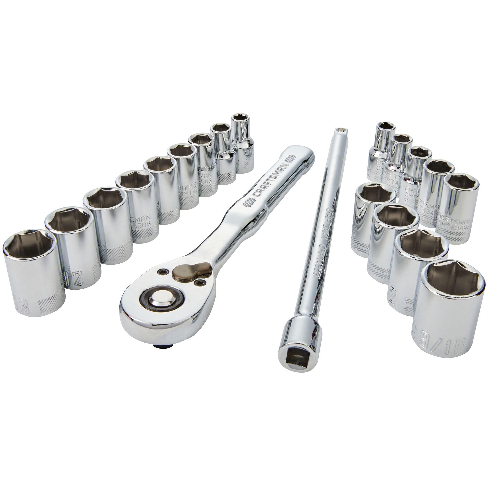 CRAFTSMAN - Juego de herramientas mecánicas de 1/4 pulgadas, 20 piezas (CMMT12108)
