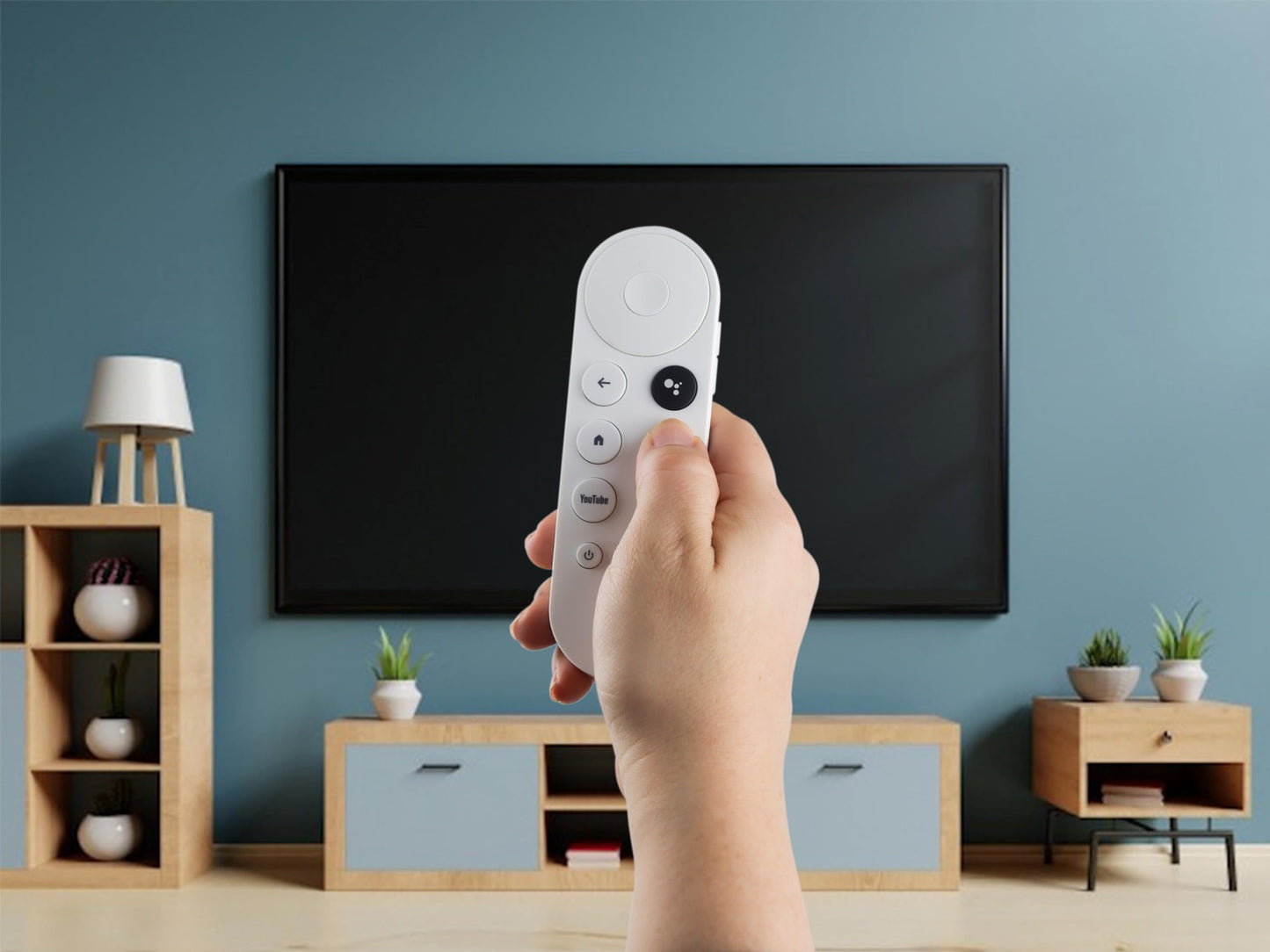 Control Compatible con Google Chromecast 4k HD Comando Voz G9N9N GA01409-US GA01919-US GA01920-US GA01923-US