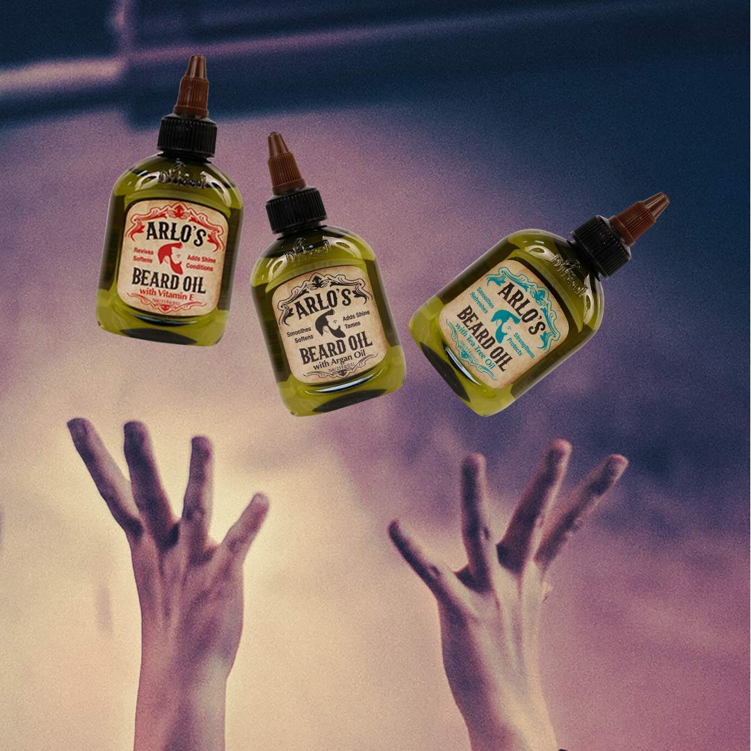 Arlo's Aceite de barba con aceite de argán, 2.5 onzas líquidas