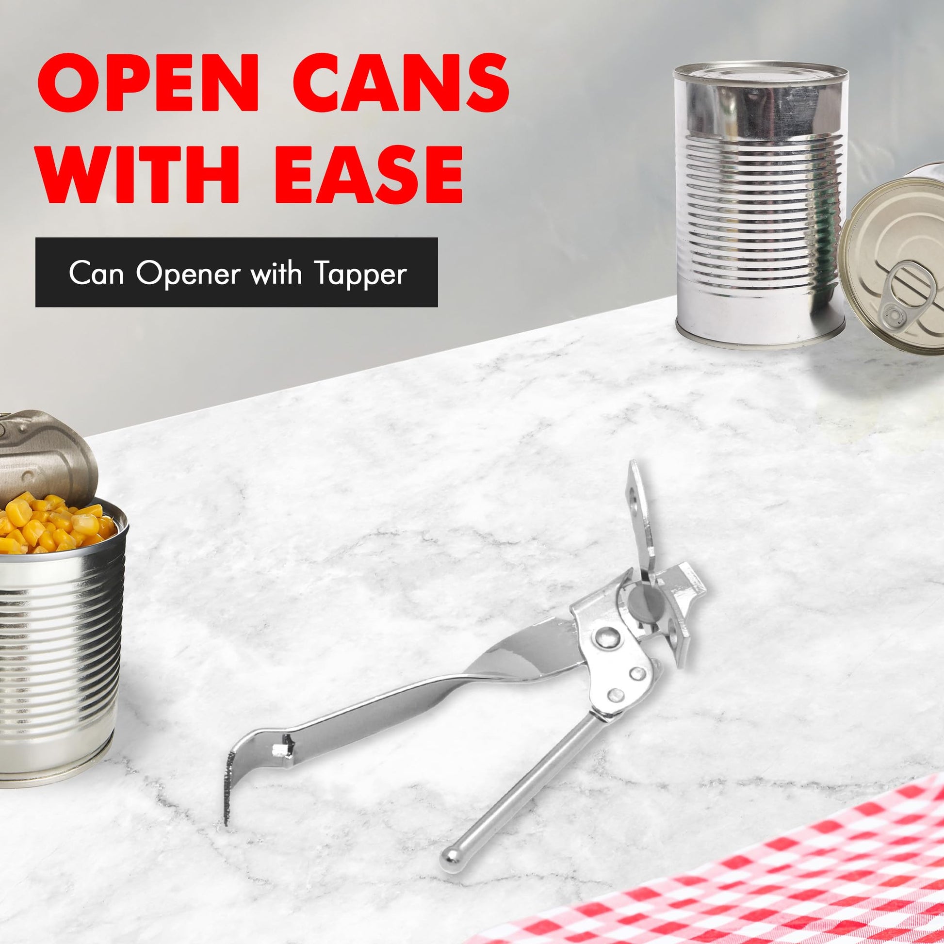 Chef Craft Can Opener with Tapper