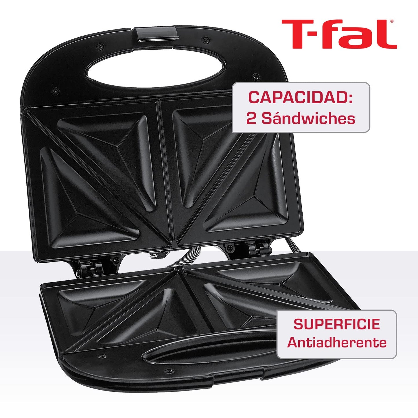 Sandwichera Eléctrica T-fal Antiadherente 700 w
