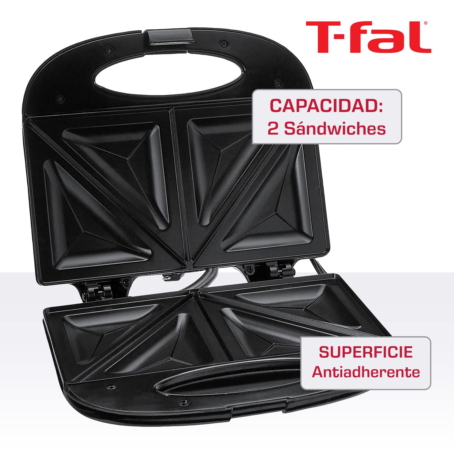 Sandwichera Eléctrica T-fal Antiadherente 700 w