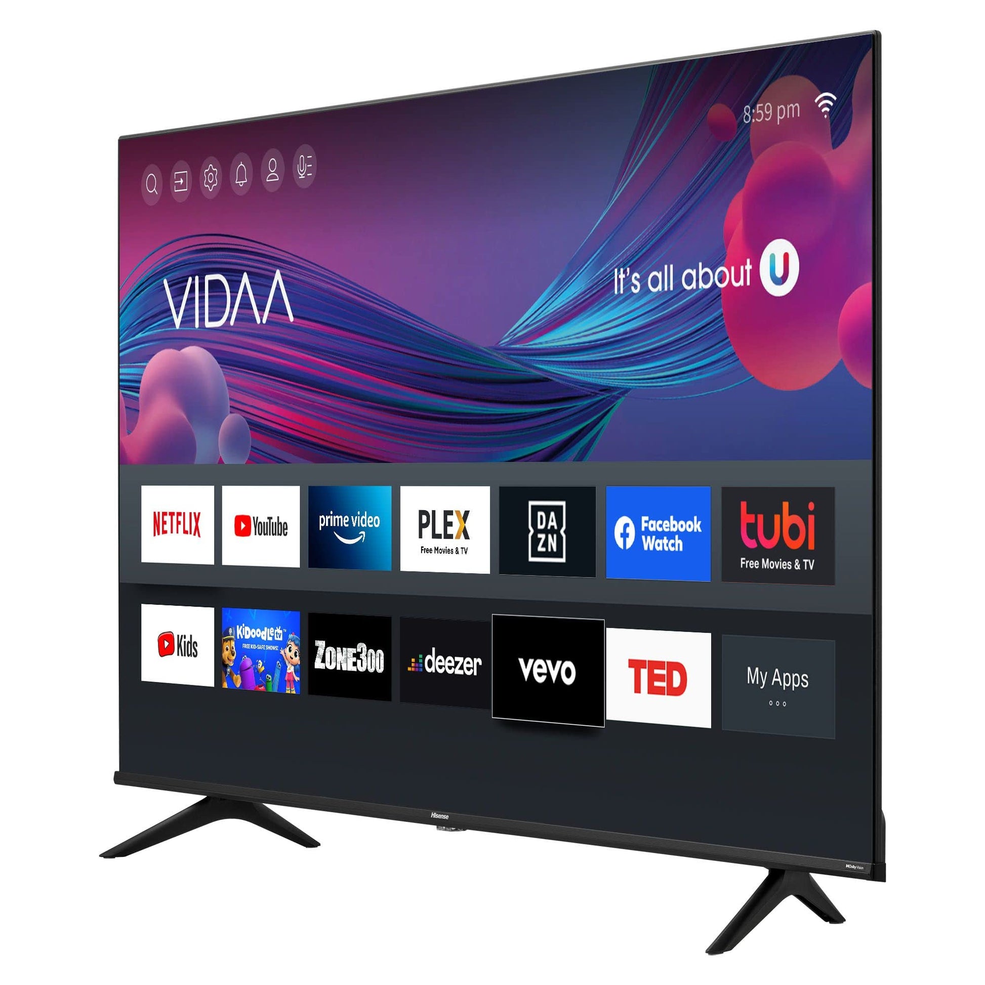 Hisense Pantalla 55" 4K UHD Smart TV 55A6GV 2021
