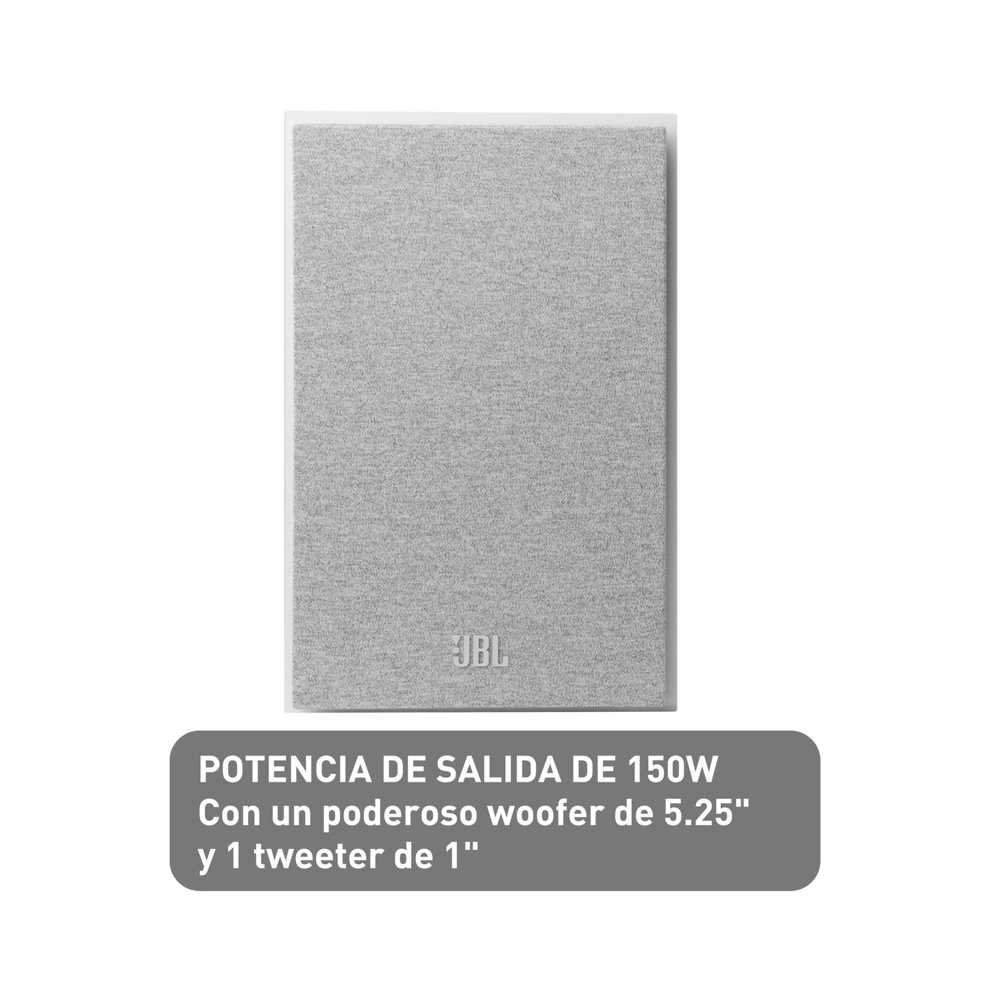 JBL Bocinas Stage 250B de Estantería 2 Vías, HDI, Woofer de 130 mm, Tweeter de 25 mm - Blanco