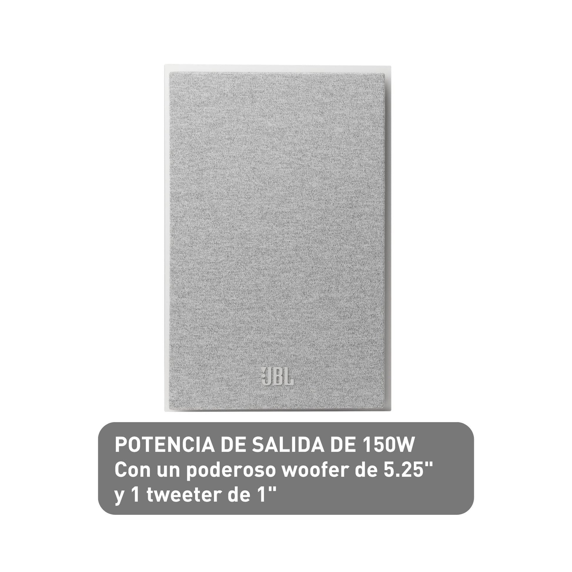 JBL Bocinas Stage 250B de Estantería 2 Vías, HDI, Woofer de 130 mm, Tweeter de 25 mm - Blanco