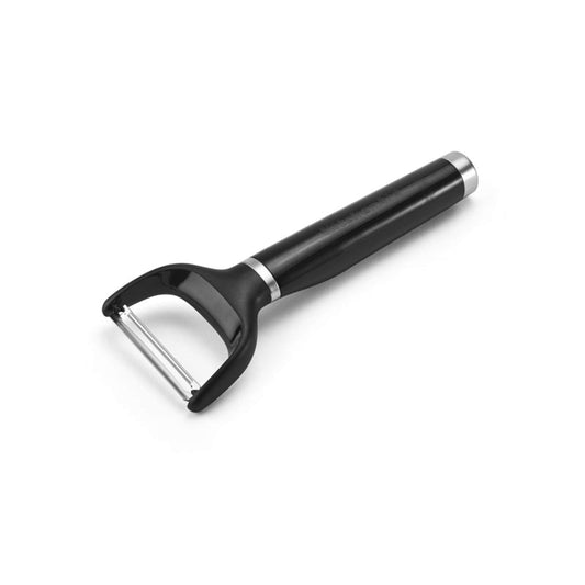 KitchenAid Pelador en Y con mango ergonómico y hoja de un solo filo, apto para lavaplatos con cubierta protectora