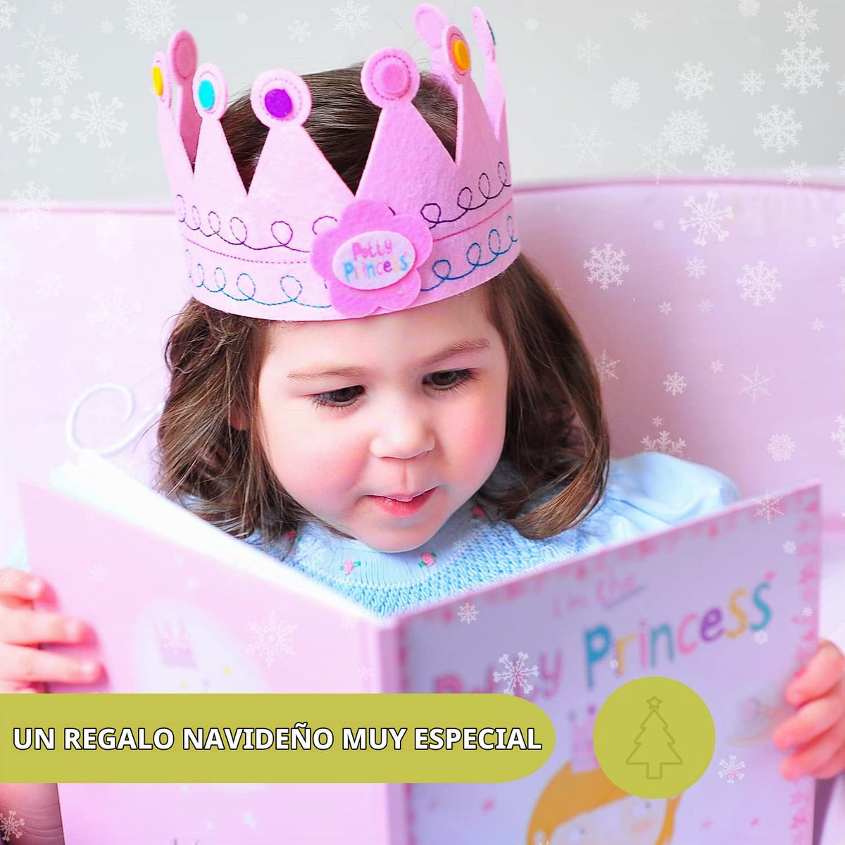 Princess Potty Training Gift Set with Book, Potty Chart, Star Magnets, and Reward Crown for Toddler Girls. Comes in Castle Gift Box.