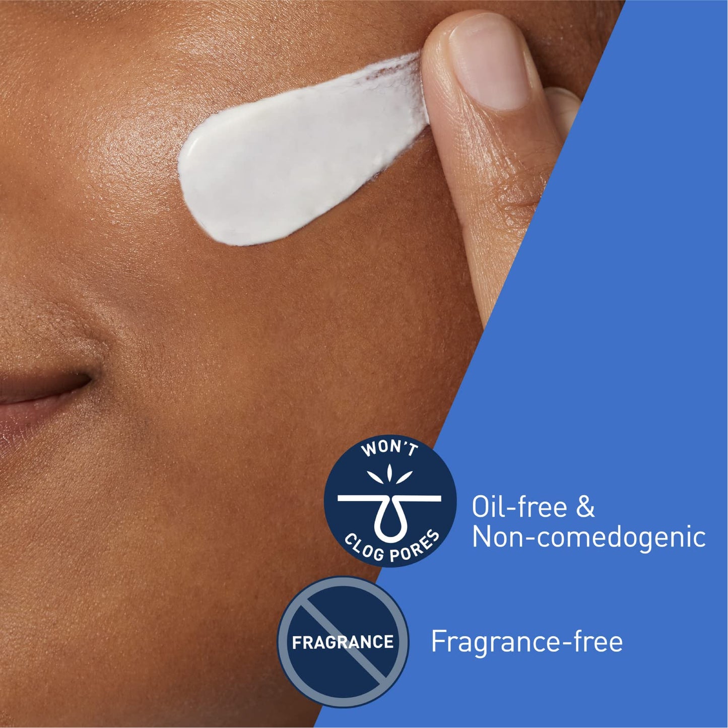 CeraVe Loción Hidratante de Rostro |52ml| Hidratante facial de noche con textura ultraligera + Gel Limpiador Espumoso |237ml| Limpiador diario para piel mixta grasa o con acné