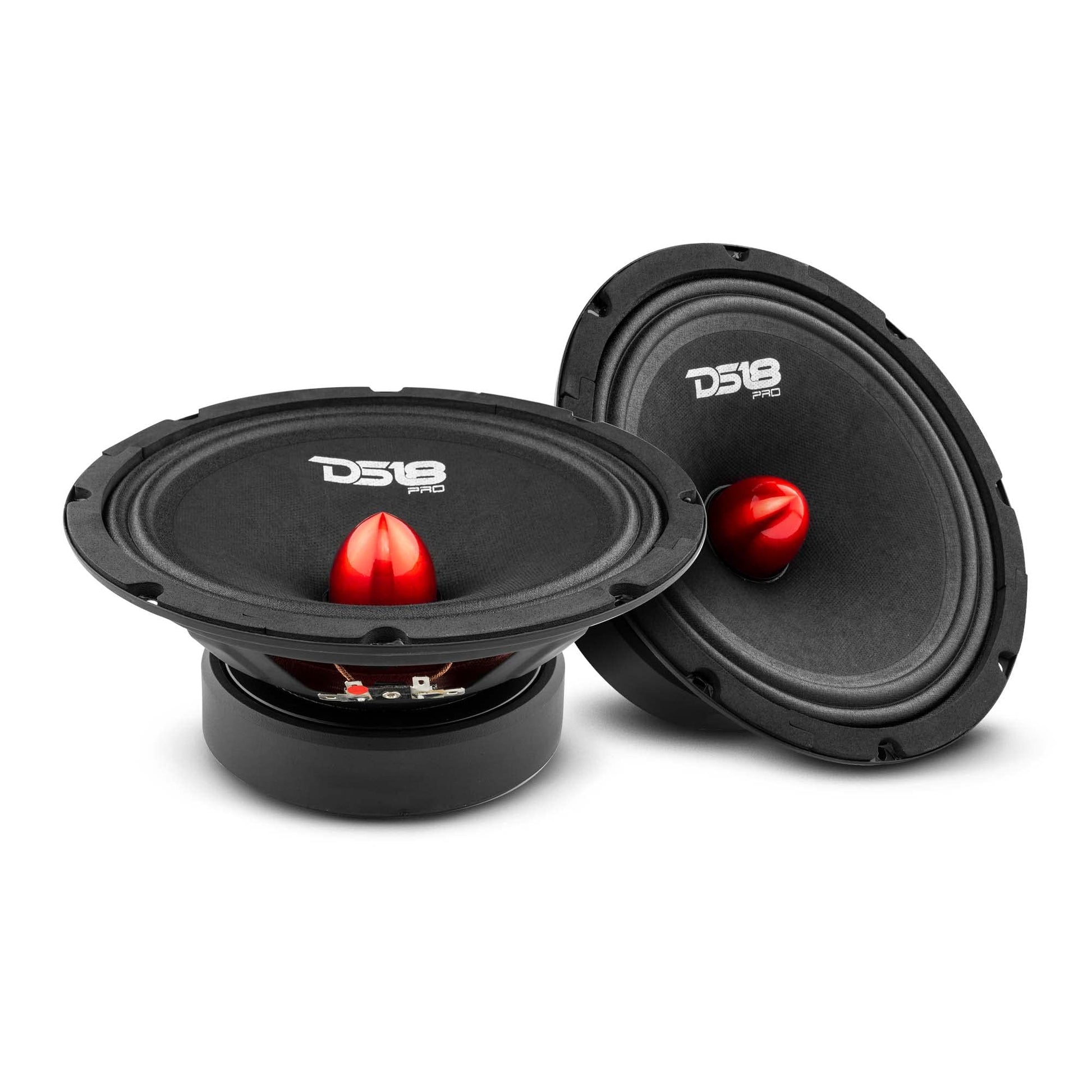 Altavoz DS18 Rojo 8 Pulgadas Rango Medio para Coche
