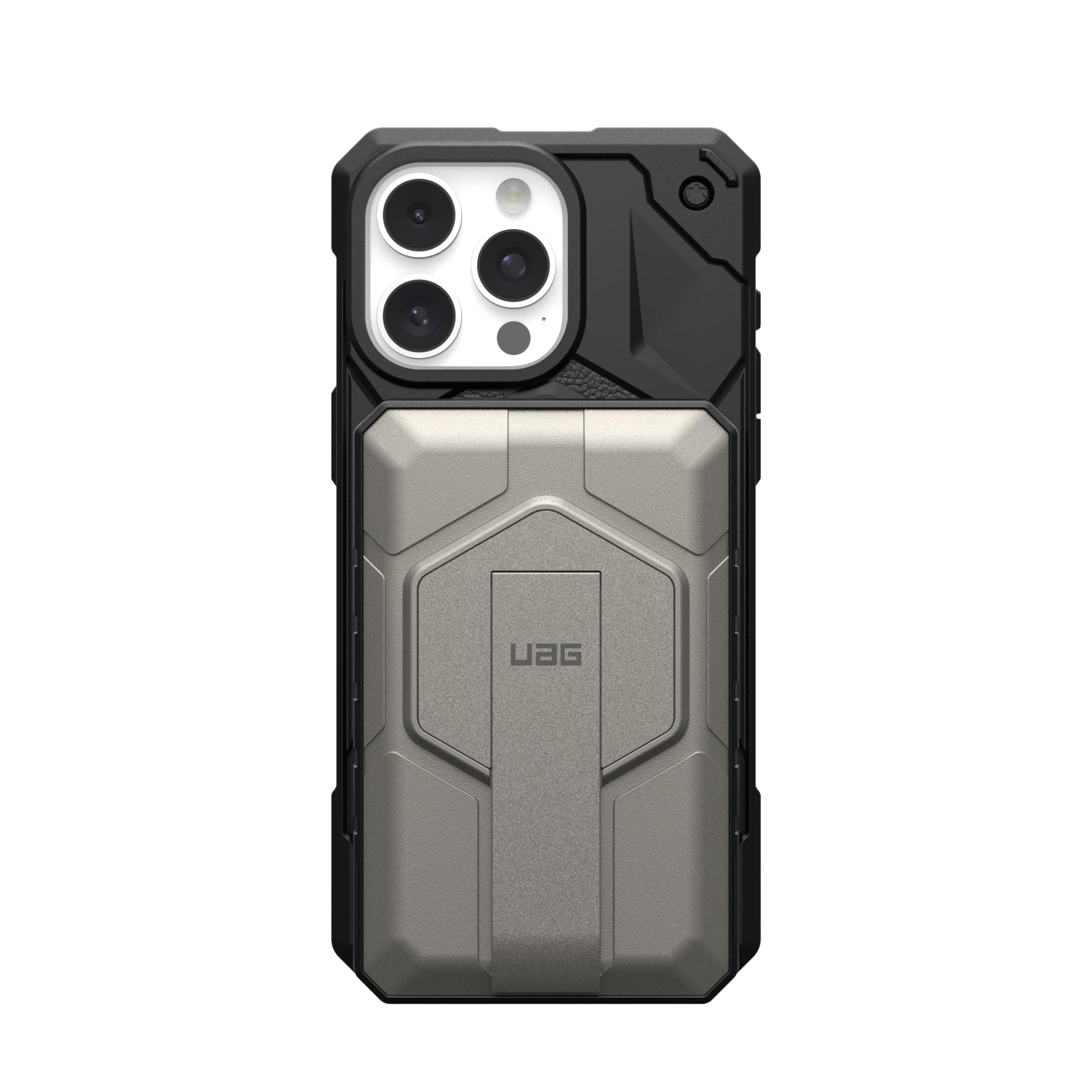 Banco de Energía Urban Armor Gear UAG Negro 10000 mAh Carga Rápida USB-C Inalámbrico Magnético 20 W para iPhone 15 y Samsung Galaxy S24