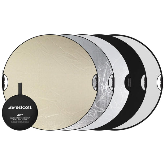 Westcott Illumintor QuickGrip Reflectores 5 en 1 (40 pulgadas)