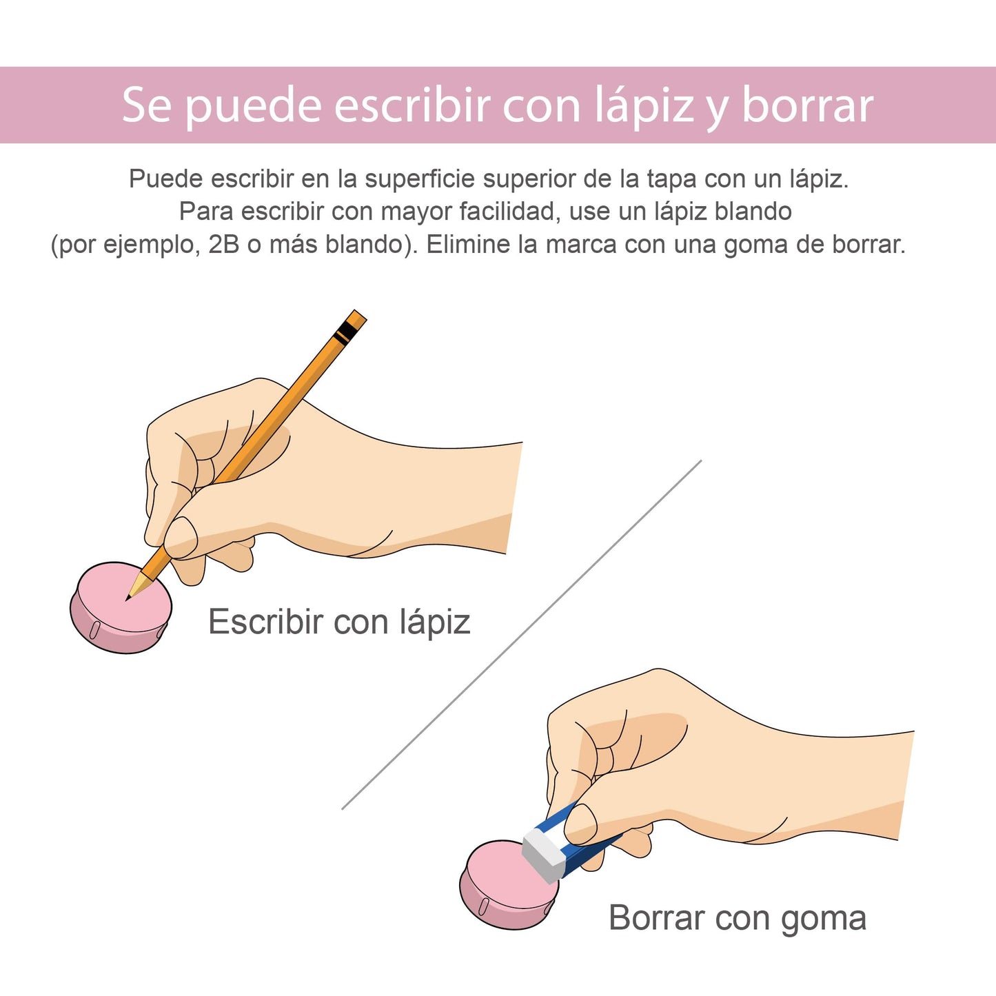 Tapas sólidas Maymom con anillo de sellado para biberones de tamaño estándar; tapas para biberón compatibles con biberones Medela, Ameda y biberones Nuk pequeños, Playtex y Gerber; 8 piezas (rosa)