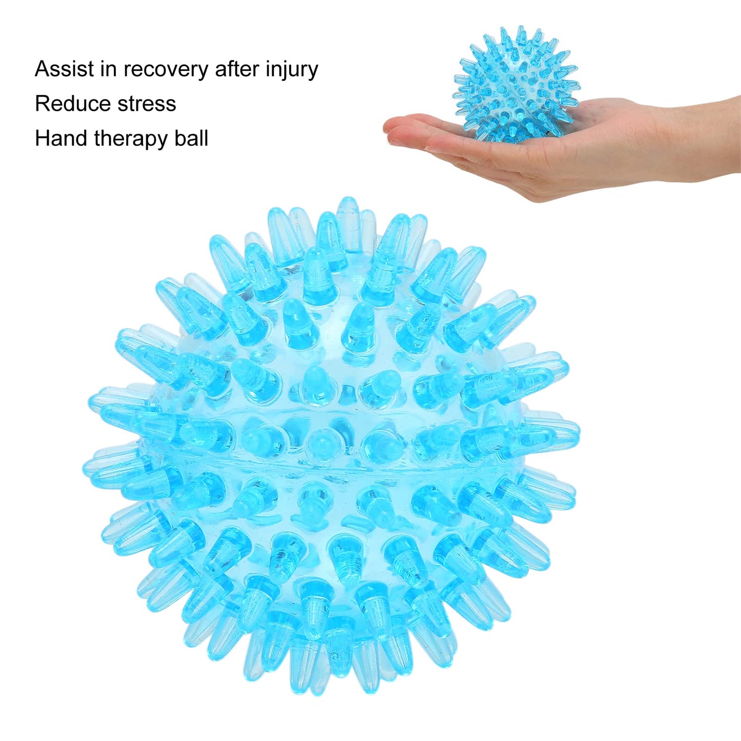 Pelota Fisioterapia Spikeball Blanca Masaje para Pies y Muñeca