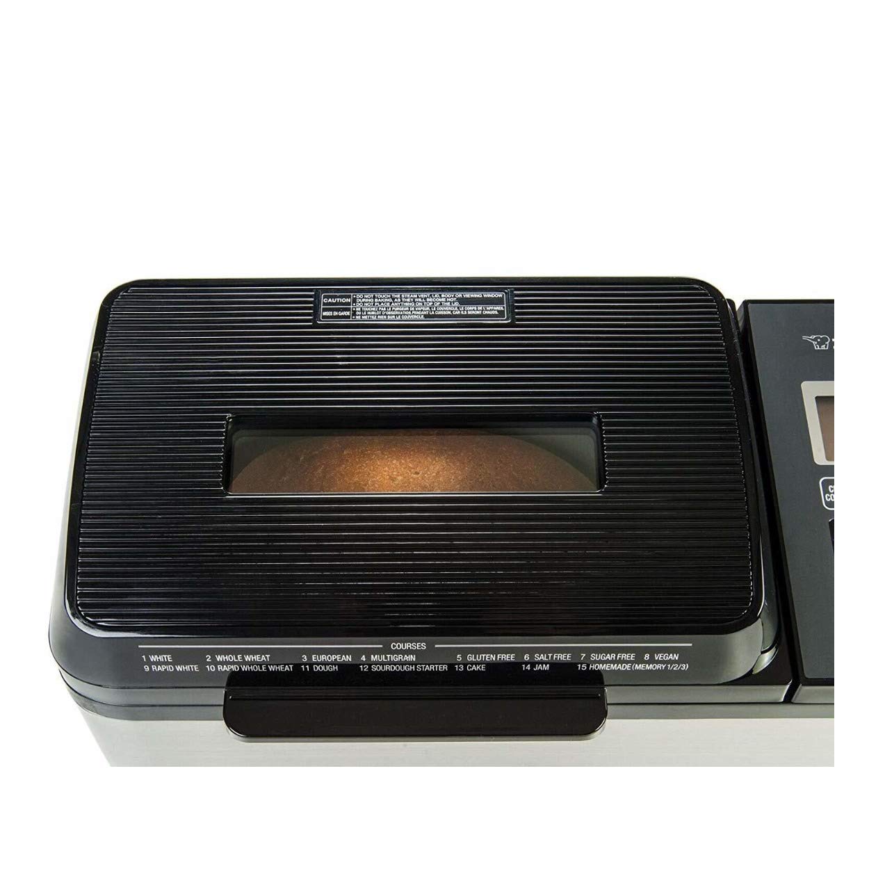 Zojirushi BB Home Bakery Virtuoso Plus - Panificadora, Virtuoso Plus, negro, (Stainless Steel / Black), 2 lb. loaf of bread, 1