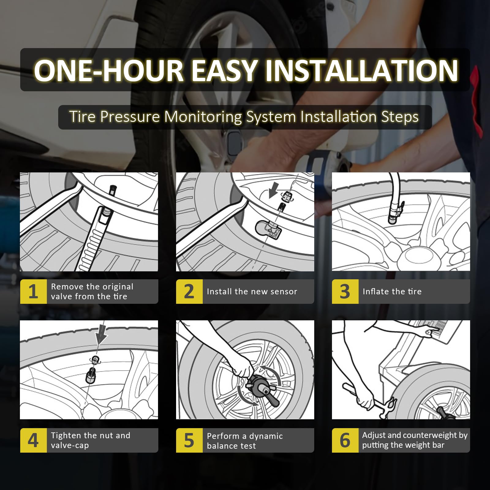Sensor TPMS Marsflex compatible con Toyota Lexus Scion Pontiac para Camry Prius Corolla rav4 Yaris reemplazo 42607-33011 PMV-107J