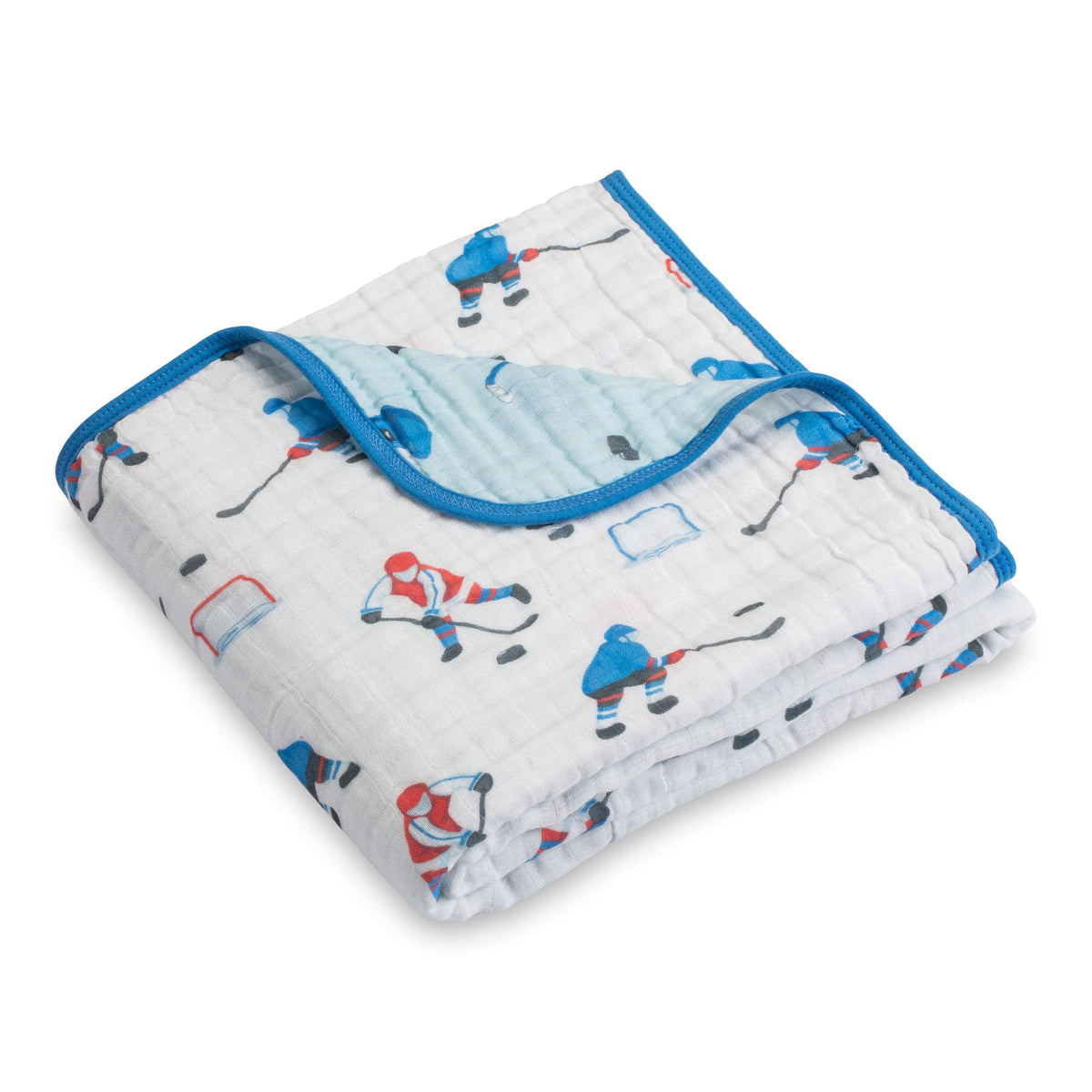LollyBanks - Manta de muselina 100% algodón orgánico, colcha de muselina ligera, 6 capas para bebé, 47 x 47 pulgadas, manta de muselina para niños, mantas de recepción de guardería (estampado de
