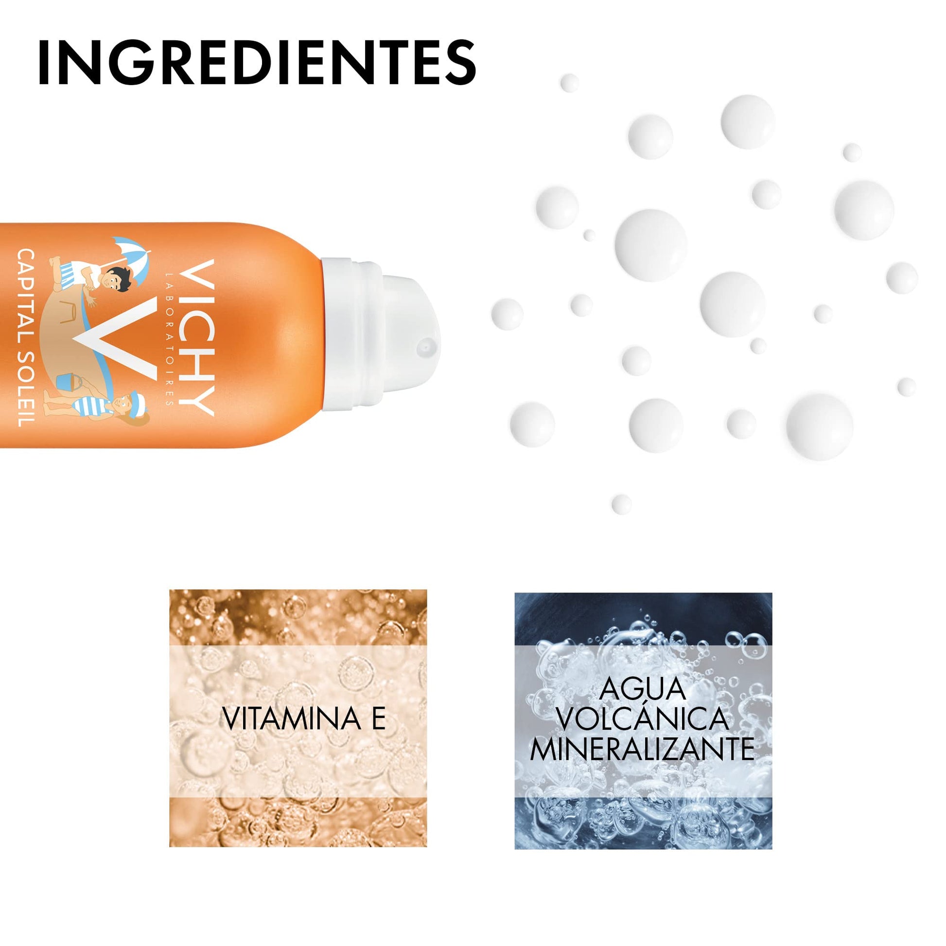 Protector Solar en Spray Vichy Capital Soleil Anti-arena FPS 50 para Niños