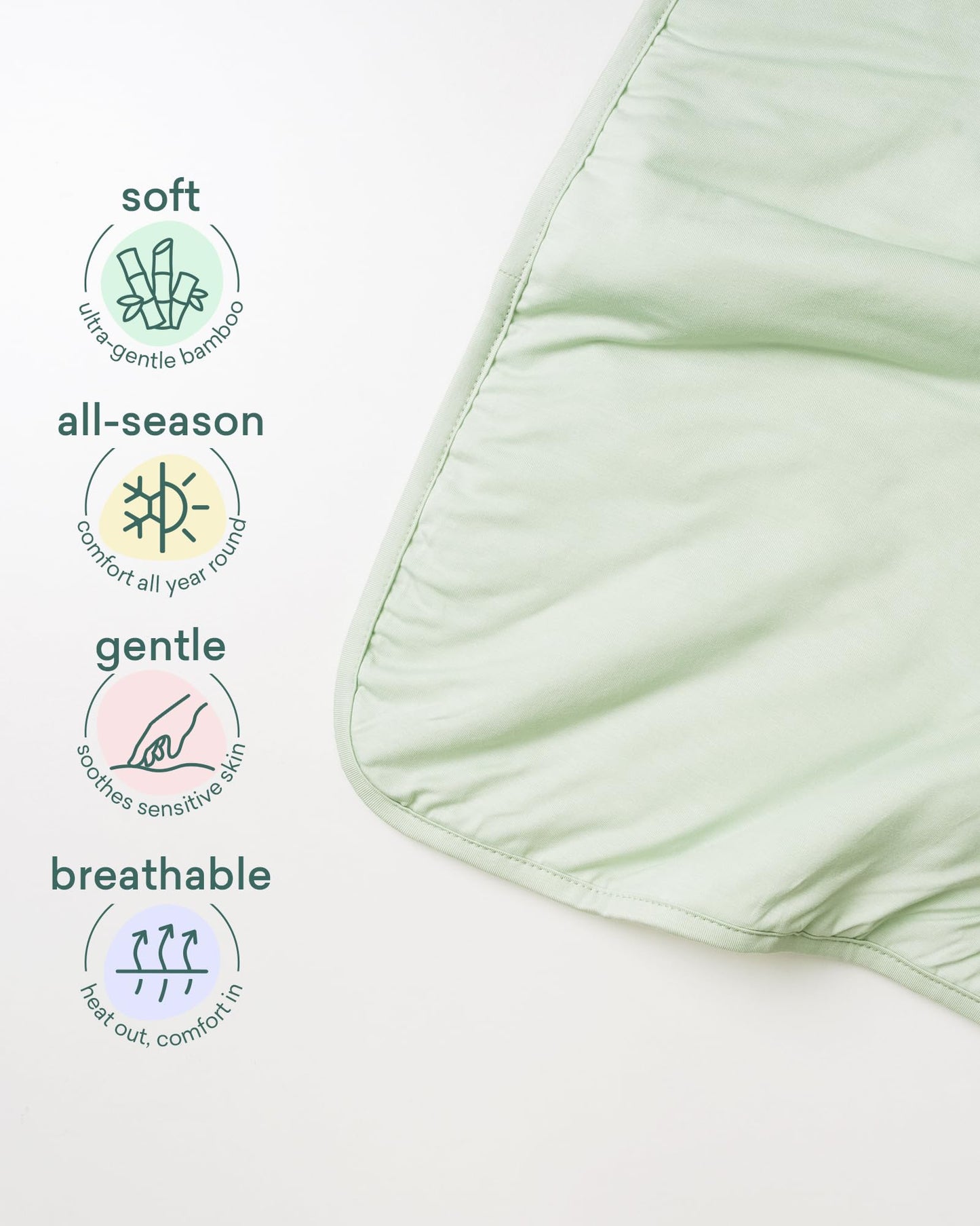 PurComfy Edredón Supersuave para Niños Pequeños, Manta de Cuna de Viscosa de Bambú Premium, Edredón de Cuna Transpirable de 1.0 Tog para Todas las Estaciones, 39" × 55"