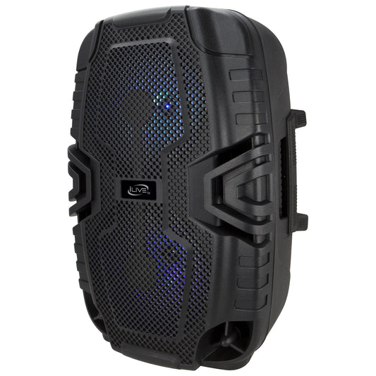iLive Electronics - Altavoz inalámbrico para Fiesta de portón Trasero, Efectos de luz LED, asa de Transporte, Color Negro (ISB250B)