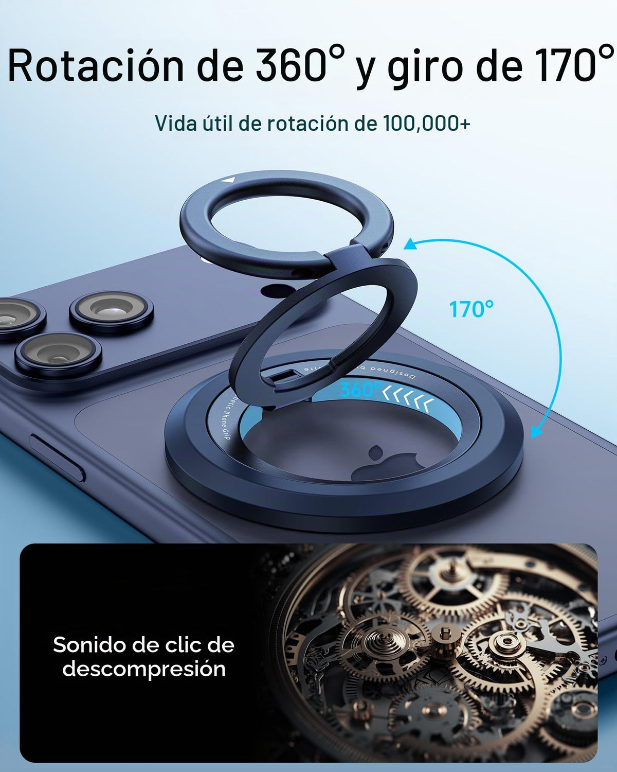 Soporte Magnético SYNCWIRE para Anillo de Teléfono MagSafe