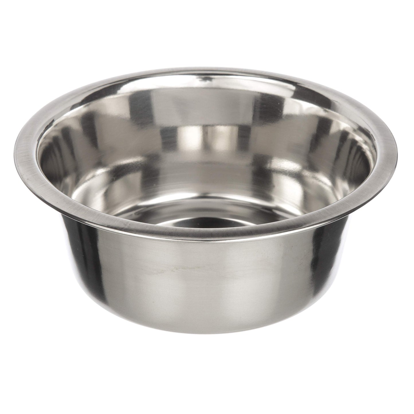 Cuencos de acero inoxidable para perro y gato, plato de repuesto de plato de plato para mascotas de lujo o exprés, marca Neater, plato de metal para comida y agua, Acero inoxidable, 3.5 Cup