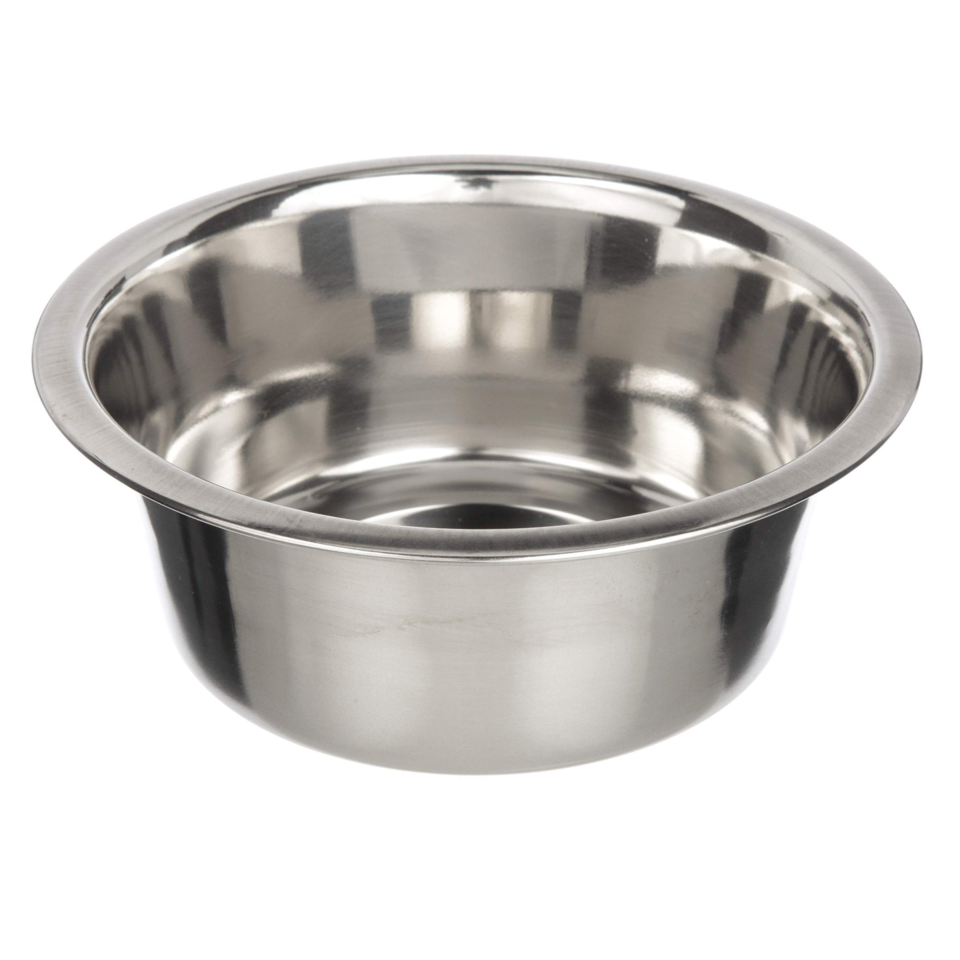 Cuencos de acero inoxidable para perro y gato, plato de repuesto de plato de plato para mascotas de lujo o exprés, marca Neater, plato de metal para comida y agua, Acero inoxidable, 3.5 Cup
