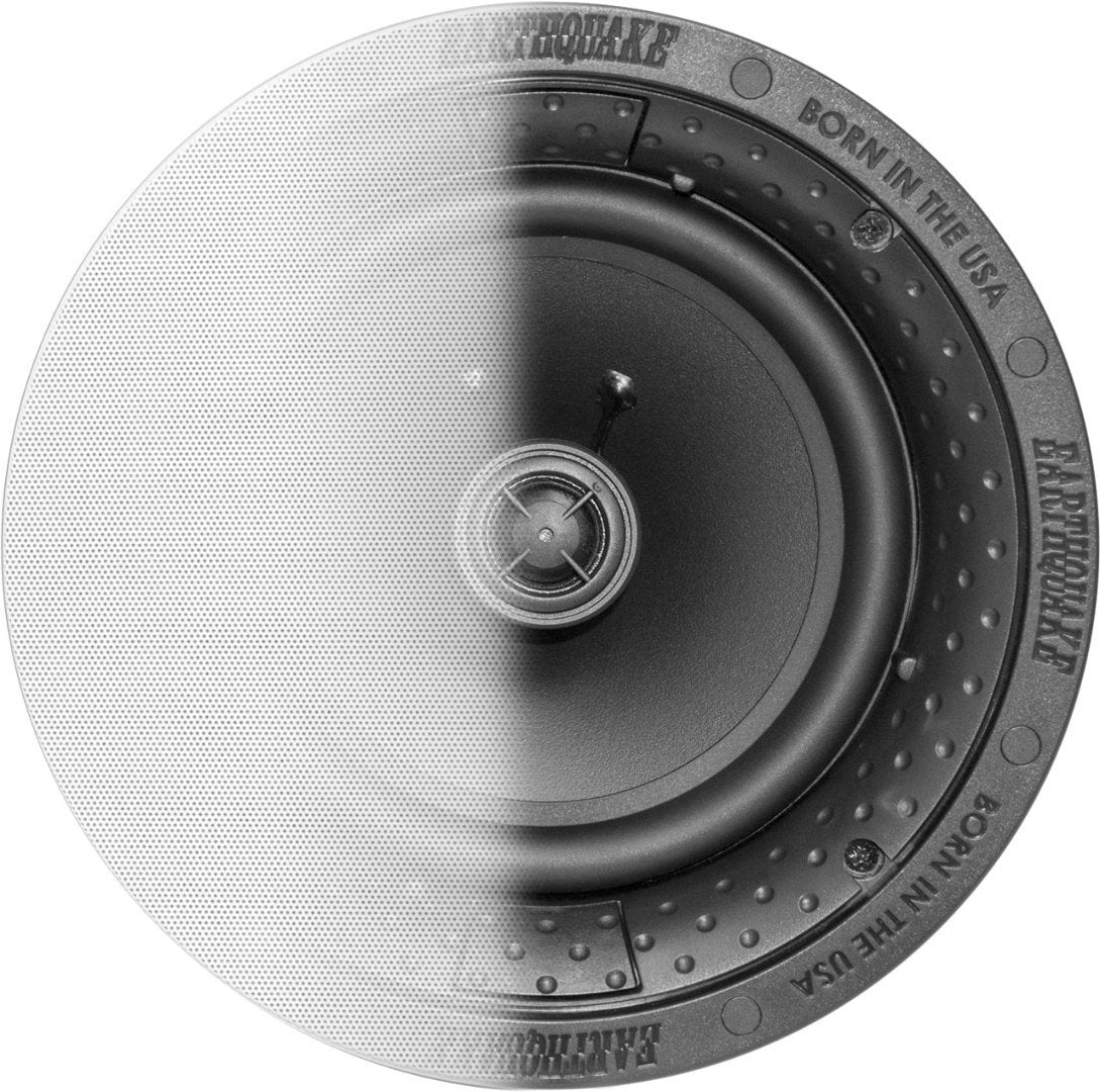 Earthquake Sound R800 8" in Ceiling Speakers(Pair) with Magnetic Paintable Grill