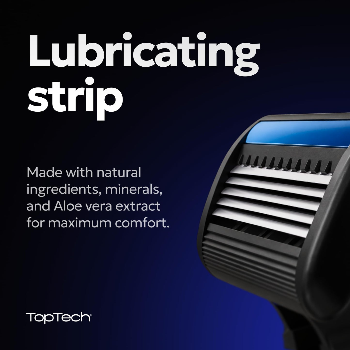 TopTech PRO 5 Rastrillo para Afeitar Hombre Reutilizable - Afeitadora Manual con Cartuchos Reemplazables - Tecnología de 5 Cuchillas - Pack de 17 Unidades (1 Mango + 16 Recambios) - Afeitado Suave y Cuchillas Afiladas - Recambios Económicos