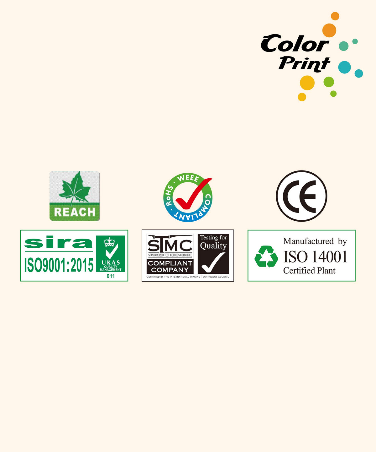 Cinta Compatible ColorPrint Púrpura Pack de 18 para Impresoras Epson ERC-30 34 38