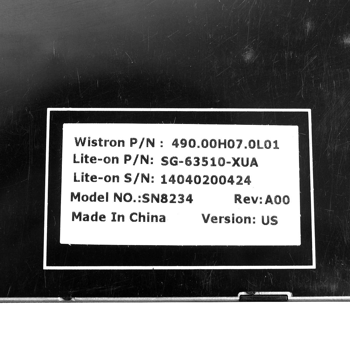 Teclado para Portátil Dell Inspiron Negro Repuesto Serie US