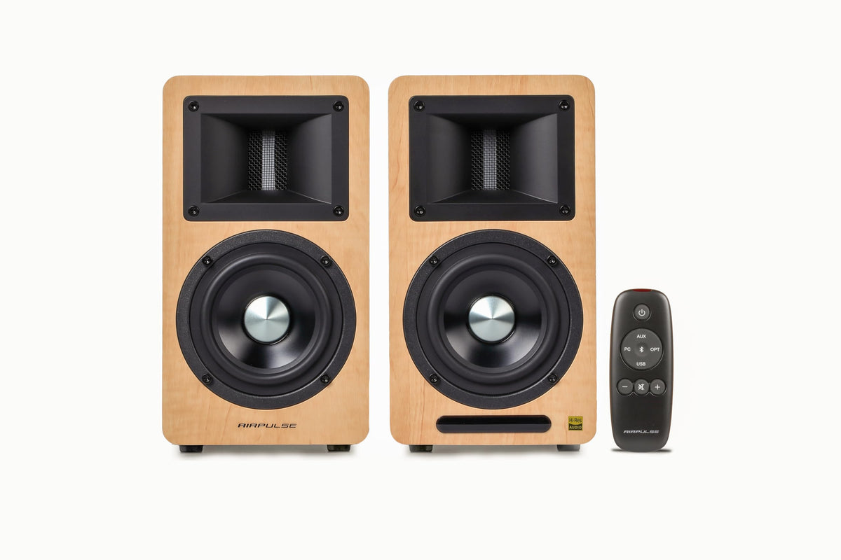 Sistema de Altavoces Activos Airpulse A80 Negro con Certificación de Audio de Alta Resolución y Bluetooth 5.0 aptX