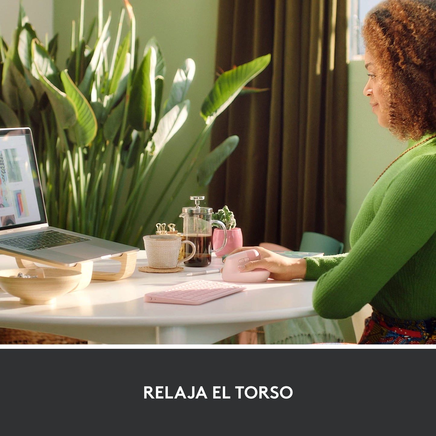 Logitech Lift Mouse Ergonómico Vertical, Inalámbrico, Bluetooth o Receptor Logi Bolt USB, clics Silenciosos, 4 Botones, Compatible con Windows/macOS/iPadOS, Laptop, PC - Rosa