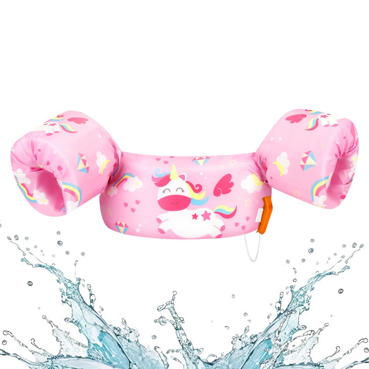 HeySplash - Chaleco de natación para niños, flotadores para Piscina de 20 a 50 Libras, Chaleco de natación con Correa Ajustable, Chamarra de natación con alas de Agua, flotadores de Brazo de Charco,