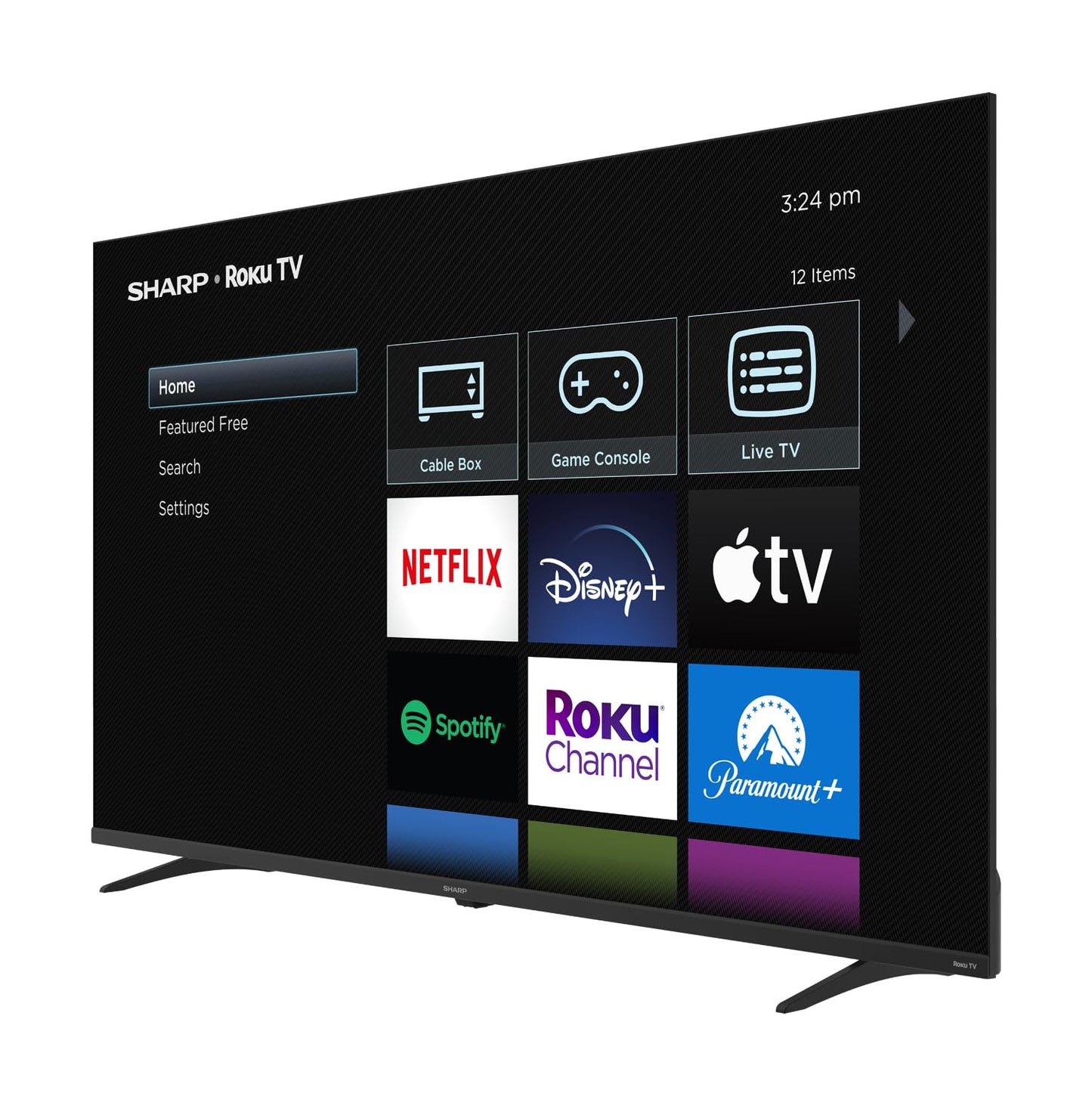 Sharp 4K Smart LED TV de 50" - Roku TV con WiFi