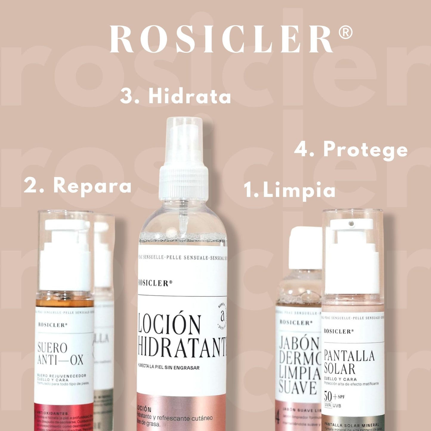 ROSICLER | Jabón Dermolimpiador Suave 120ml | Piel Sensible | Extracto De Avena Y Miel | Ideal Para Limpiar | Hidratar | Eliminar Impurezas | Sin Resecar La Piel